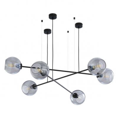 TK Lighting lampa wisząca Libra 6xE27 czarny 3340 (3340)